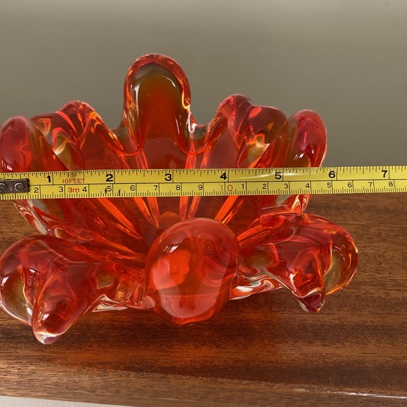 Glass Art Dish Exc Condition - Picture 8 of 8